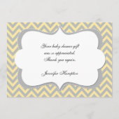 Elefant danken Ihnen zu kardieren Dankeskarte (Rückseite)