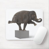 Elefant darstellend Trick on Box Mousepad (Mit Mouse)
