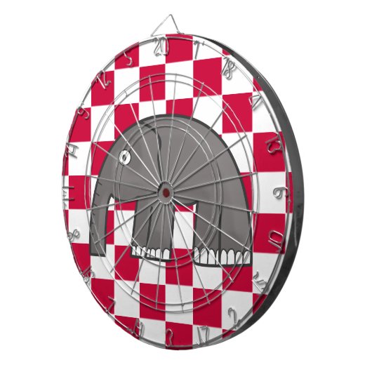 Elefant Dartscheibe (Vorderseite rechts)