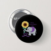 Elefant, den ich für dich in Erinnerung behalten w Button (Vorne & Hinten)