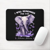 Elefant, den ich für dich in Erinnerung behalten w Mousepad (Mit Mouse)
