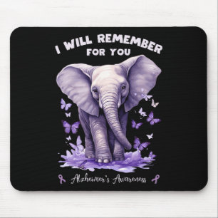 Elefant, den ich für dich in Erinnerung behalten w Mousepad