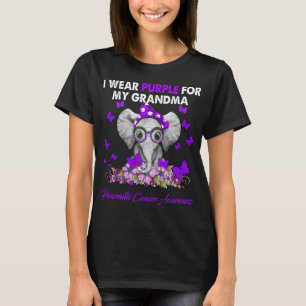 Elefant, den ich für meine Großmutter Lila trage T-Shirt