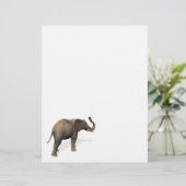 Elefant, der eine Selfie einnimmt (Stehend Vorderseite)