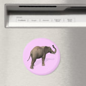 Elefant, der eine Selfie einnimmt Magnet (In Situ (Geschirrspüler))