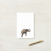 Elefant, der eine Selfie einnimmt Post-it Klebezettel (Auf Schreibtisch)