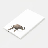 Elefant, der eine Selfie einnimmt Post-it Klebezettel (angewinkelt)