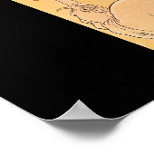 Elefant, der einen fliegenden Tengu fängt. Circa 1 Poster (Ecke)