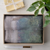 Elefant, der nach Acacia-Baum strebt Seidenpapier (Geschenk)