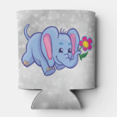 Elefant des niedlichen Cartoon Dosenkühler (Rückseite)