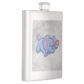 Elefant des niedlichen Cartoon Flachmann (Rechts)