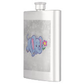 Elefant des niedlichen Cartoon Flachmann (Links)