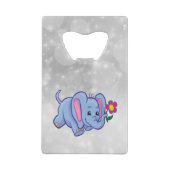 Elefant des niedlichen Cartoon Geldbeutel Flaschenöffner (Rückseite)