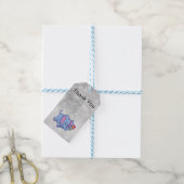 Elefant des niedlichen Cartoon Geschenkanhänger (Mit Garn)