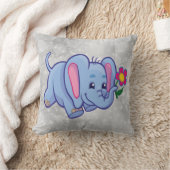 Elefant des niedlichen Cartoon Kissen (Decke)
