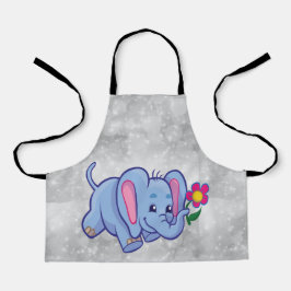 Elefant des niedlichen Cartoon Schürze