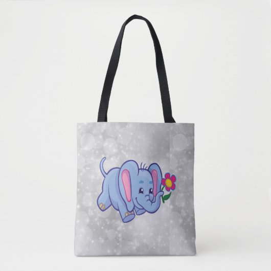 Elefant des niedlichen Cartoon Tasche (Vorderseite)