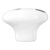 Elefant Design personalisiert Keramikknauf (Seitenansicht)