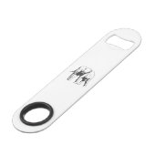 Elefant Dickhäuter aus Afrika Speed Flaschenöffner (Vorderseite Schrägansicht)