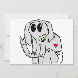 Elefant Einladung