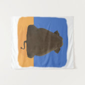 Elefant, Elefant im Raum, der Elefant im Raum Wandteppich (Vorderseite (Horizontal))