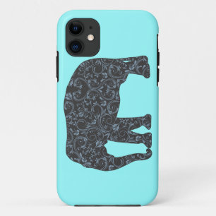 Elefant-eleganter Damast Girly Case-Mate iPhone Hülle