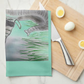 Elefant-Entwurfs-Platzmatte Handtuch (Viertel Falte)