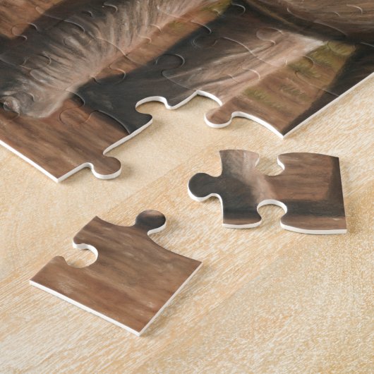 Elefant-Entwurfs-Puzzle Puzzle (Seite)