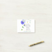 Elefant Faith Hope Liebe Down Syndrome Awareness Post-it Klebezettel (Auf Schreibtisch)