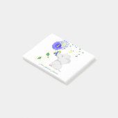 Elefant Faith Hope Liebe Down Syndrome Awareness Post-it Klebezettel (angewinkelt)