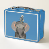 ELEFANT & FALKE METALL BROTDOSE (Rückseite)