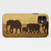 Elefant-Familie Case-Mate iPhone Hülle (Rückseite (Horizontal))