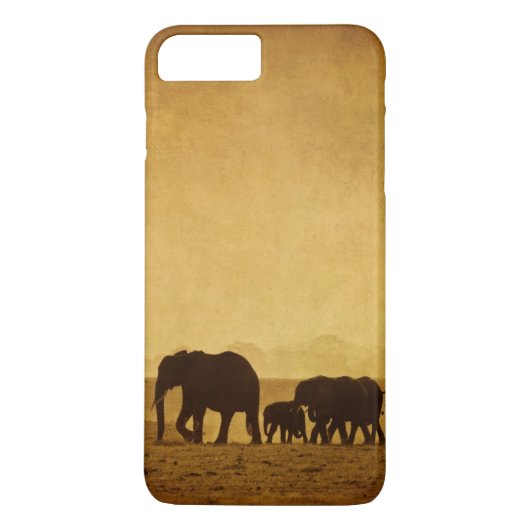 Elefant-Familie Case-Mate iPhone Hülle (Rückseite)