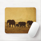 Elefant-Familie Mousepad (Mit Mouse)