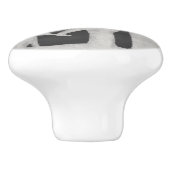 Elefant-Familien-Tafel Keramikknauf (Seitenansicht)