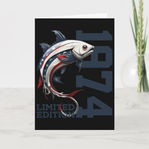 Elefant Farmer Amerikanische Flagge Patriotisch 4. Karte