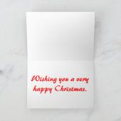 Elefant Feiertagskarte (Innenseite)