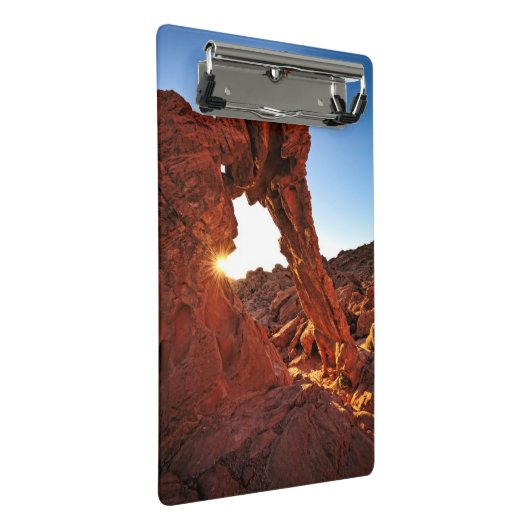 Elefant-Felsen im Tal des Feuers Mini Klemmbrett (Schrägansicht)