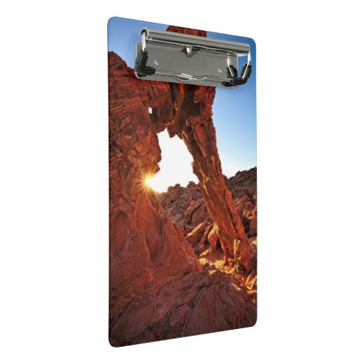 Elefant-Felsen im Tal des Feuers Mini Klemmbrett (Schrägansicht)