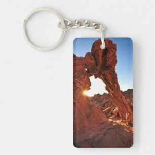 Elefant-Felsen im Tal des Feuers Schlüsselanhänger