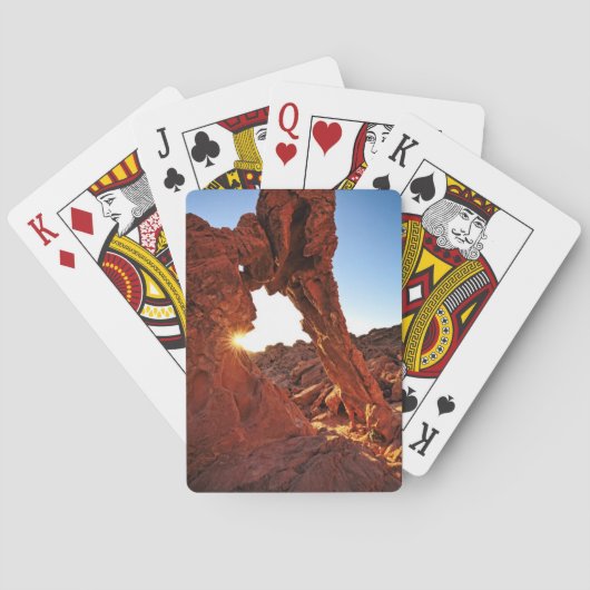 Elefant-Felsen im Tal des Feuers Spielkarten (Rückseite)