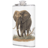 Elefant Flachmann (Links)