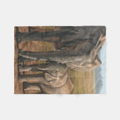 Elefant Fleecedecke (Vorderseite (Horizontal))
