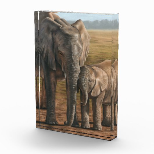 Elefant-Foto-Block Fotoblock (Rechts)