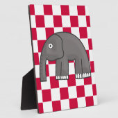 Elefant Fotoplatte (Seite)