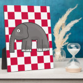 Elefant Fotoplatte (Seite)