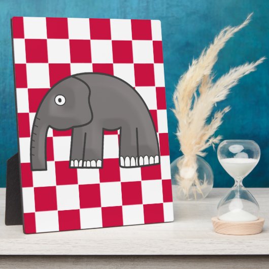 Elefant Fotoplatte (Seite)