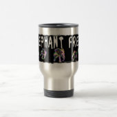 "Elefant-Freak-" Tasse (Mittel)