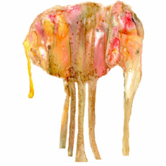 Elefant Freistehende Fotoskulptur