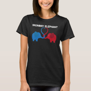Elefant für weibliche Mama Wildtier 1 T-Shirt